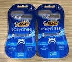 Bic Easyrinse Anti-clogging 4 Bladed Razors (2CT Per Pack) Packs Total. Fixed Price $10.99.