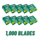 Derby Professional Single Edge Razor Blades (10 Packs 100 ) - 1,000. Fixed Price $42.56.