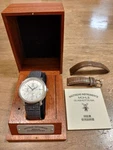 Muhle Glashutte M1 30 65 Automatic Watch Silver Dial 40MM Box Papers Strap. Fixed Price $2065.80.