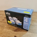 Braun Shaving Station Clean & Renew Refill Cartridges 4 Pack Lemon-fresh. Fixed Price $26.99.