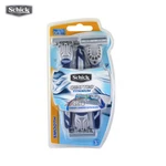 3PC Pack Genuine Shick Quattro 4 Titanium Travel Outdoor Shaver + Blades. Fixed Price $15.99.