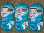 Beauty 360 Three 4-BLADE Disposable Razors For Sensitive Skin 3-PACK. Fixed Price $15.99.