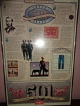 Strauss Denim 501 Jeans Ad Poster Legend Of Levi's 1983 Black Metal Frame. Fixed Price $300.00.
