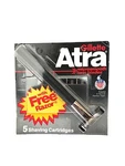Rare Gillette Atra Razor W/ 5 Cartridges. Fixed Price $47.99.