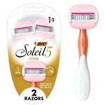 Bic Soleil Glide Women's Disposable 5 Blade Shea Butter 2 Piece Set. Fixed Price $10.38.