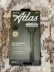 House Of Atlas The Essential Razor Kit 1 Handle 2X 5-BLADE Refills New. Fixed Price $12.00.