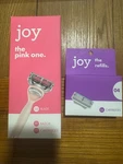 1 Joy The Pink One Gillette Razor Handle 6 Cartridges New Sealed. Fixed Price $14.99.