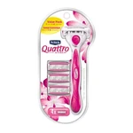 Schick Quattro For Women Value Pack With 1 Razor And 4 Blade Refills. Fixed Price $17.99.