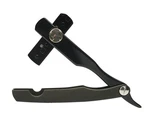 Irving Barber Co. Black Cerakote Razor Pro Straight. Fixed Price $65.00.