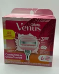 Gillette Venus Miami Sunset Comfortglide Razor Blades 6 Cartridges. Fixed Price $15.90.