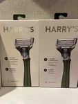 (2BOXES) Harrys Men's Razor Blades Count Refills & Handle Travel Cover. Fixed Price $17.99.