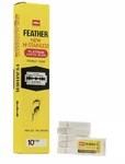 200 Feather Hi-stainless Platinum Coated Double Edge Safety Razor Blades Japan. Fixed Price $52.48.