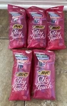 (5 Packs Of 10) Bic Silky Touch Disposable Womens Twin Blade Shaver Razors. Fixed Price $30.00.