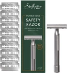 Shea Moisture Men Double Edge Reusable (1 Razor, 10 Blades). Fixed Price $11.75.