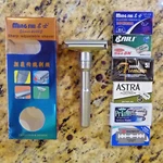 Merkur Futur Clone W/ 40 Free Razor Blades Adjustable Zinc Alloy Safety. Fixed Price $31.15.