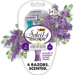 Soleil Escape Women's Disposable 4-BLADE Razors, Lavender & Eucalyptus Scented. Fixed Price $10.33.