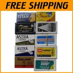 Top 10 Brands Double Edge Razor Blades Sampler. Fixed Price $49.40.