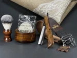 Vintage Barber Salon Straight Cut Throat Shaving Razor Gift Set 5PC Luxury Kit. Fixed Price $49.95.