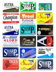 Astra-derby-shark-lord-treet-sharp 100 Quality Double Edge Razor Blades Sampl.... Fixed Price $15.25.