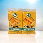Bic Sensitive Men's Disposable Shavers, 12CT Pack Of 2(24 Single Blade Razors). Fixed Price $16.49.