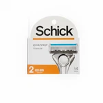 Schick Quattro Titanium 4 Blades 2 Cartridges W/ Lubrication Strips New. Fixed Price $8.99.