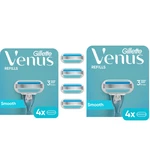 Gillette Venus Women's Original 3 Blade Razor Refills 4 Count (pack Of Two). Fixed Price $18.00.