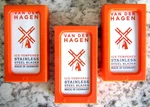 3X Van Der Hagen Stainless Steel Double Edge Razor Blades Each= 15 New. Fixed Price $13.95.