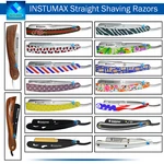 Professional Barber Hair Shaving Razor Straight Edge Folding Instumax. Fixed Price $8.42.