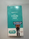 Amazon Basics 3-BLADE Motion Sphere Razor For Men With Dual 21 Piece Set Rdescr. Fixed Price $16.99.