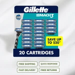 Gillette MACH3 Mens Razor Cartridges 20 Ct Free Shipping. Fixed Price $59.98.