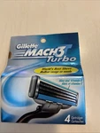 Gillette MACH3 Turbo Razor 4 Pack. Fixed Price $12.00.