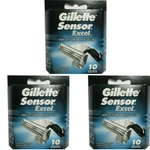 30 Count Gillette Sensor Excel Razor Blade Refill Cartridges. Fixed Price $39.94.