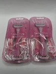 Lot Of 2 Gillette Venus Sensitive Disposable Razors 3 Blade Womens Pack. Fixed Price $12.82.