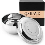 Qshave Stainless Steel Shaving Bowl With Lid 4 Inch Diameter Large Deep Size. Fixed Price $13.09.