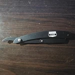 Utopia Care Metallic Professional Barber Straight Edge Razor With 1 Derby Blade. Fixed Price $13.00.
