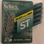 Schick Slim Twin Razor 5 Pack St Sensitive With Vitamin Vintage 1996 Sealed. Fixed Price $19.99.