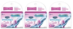 Schick Hydro Silk 3 Razor Blades Refills For Women, 12 Count (bulk Packaging). Fixed Price $14.99.