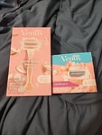 Gillette Venus Women's Comfortglide 3 Blades Razor + 4 Refills Cartridges. Fixed Price $22.99.