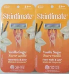 (2-PACK) Skintimate Disposable Razors Vanilla Sugar Scent 8 Blades Total!!. Fixed Price $11.99.