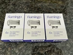 Flamingo Women's Razor Refills, 5-BLADE Cartridges 3 X 4 Packs (12 Total). Fixed Price $25.00.