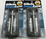 Brand New Gillette Sensor Excel Razor W/ 4 Cartridges (rare - Made In Usa) 1993. Fixed Price $434.00.