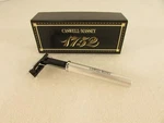 New Lot Of Box Caswell Massey Shaving Razor 1752 Black Silver Logo Nib. Fixed Price $35.50.