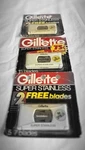 Gillette Vintage Razor Blades Lot Of 3 Original Packing 19. Fixed Price $45.00.