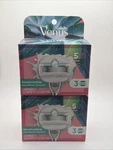 Lot Of 2 Packs Gillette Venus Sensitive Glide Razor Refills (6 Blades Total),new. Fixed Price $22.99.