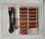 New Nib Bic Comfort 3 Refillable Disposable Razors, Handle & 14 Cartridges. Fixed Price $16.99.