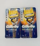 Gillette Fushion 5 PROSHIELD-1 Razor Cartridge (lot Of 2). Fixed Price $23.99.