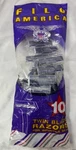 Filo America Twin Blade Disposable Razors 10 Pack Made Korea New - Vintage. Fixed Price $29.95.