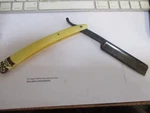 C-mon Blackie Diamond Straight Razor. Inlay Metal Finish, All Original.. Fixed Price $39.95.