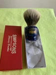 Simpsons Chubby 1 Patriot Manchurian Badger Shaving Brush. Fixed Price $375.00.