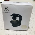 New As Anself Shaving Brush Kit Stand Bowl Holder Soap Black. Fixed Price $14.99.